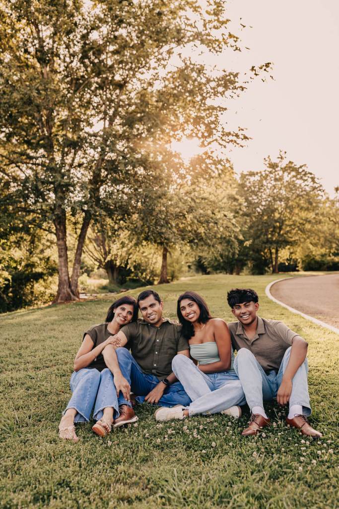Fun family photo in Roswell Park